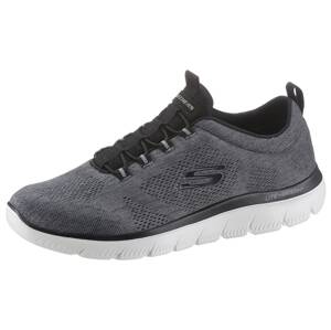 SKECHERS Nízke tenisky 'Summits Louvin'  dymovo šedá / čierna