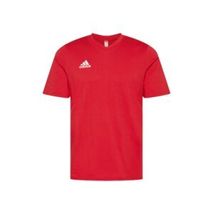 ADIDAS PERFORMANCE Funkčné tričko 'Entrada 22'  červená / biela