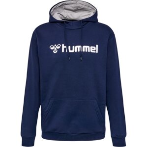Hummel Športová mikina 'Mover'  tmavomodrá / biela