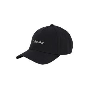 Calvin Klein Čiapka 'MUST'  čierna / strieborná