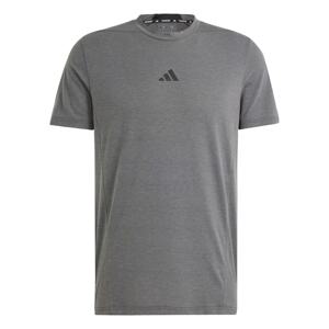 ADIDAS PERFORMANCE Funkčné tričko 'Designed for Training'  sivá melírovaná / čierna
