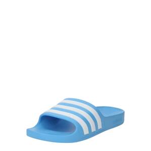 ADIDAS SPORTSWEAR Plážové / kúpacie topánky 'Adilette Aqua'  azúrová / biela
