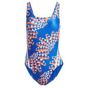 ADIDAS SPORTSWEAR Športové jednodielne plavky 'Farm Rio'  modrá / oranžová / biela