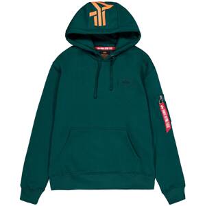 ALPHA INDUSTRIES Sveter  žltá / tmavozelená