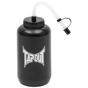 Tapout Fľaša na vodu 'WESTWIND'  čierna / biela