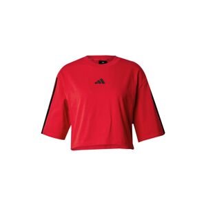 ADIDAS SPORTSWEAR Funkčné tričko  červená / čierna