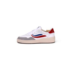 Genesis Footwear Nízke tenisky 'G-Soley'  námornícka modrá / sivá / jasne červená / biela