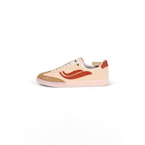 Genesis Footwear Nízke tenisky 'G-Volley Rust Serial'  telová / tmavobéžová / červená