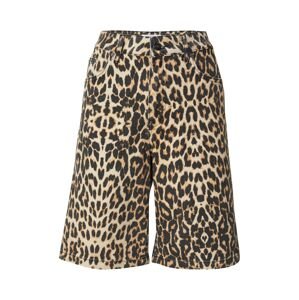 co'couture Džínsy 'Leo'  hnedá / kaki / čierna