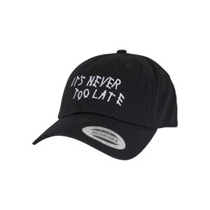 Mister Tee Čiapka 'Never Too Late'  čierna / biela