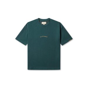 Pas De Monaco Tričko 'BRODERIE'  žltá / zelená