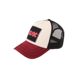 AMPLIFIED Čiapka 'ACDC'  nebielená / červená / tmavočervená / čierna