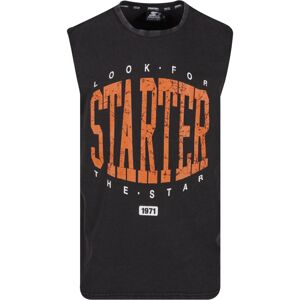 Starter Black Label Tričko  neónovo oranžová / čierna / biela