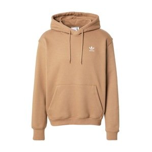 ADIDAS ORIGINALS Mikina 'ESS'  svetlohnedá / biela