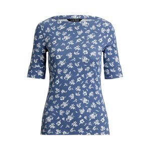 Lauren Ralph Lauren Petite Tričko 'JUDY'  modrá / biela