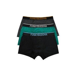 Funky Buddha Boxerky  modrá / antracitová / jedľová / čierna / biela