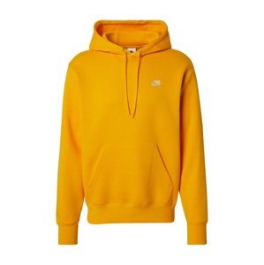 Nike Sportswear Mikina 'CLUB'  zlatá žltá / biela