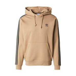ADIDAS ORIGINALS Mikina 'Adicolor Classics'  svetlohnedá / čierna