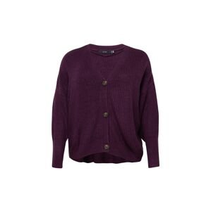 Vero Moda Curve Kardigán 'Lea'  burgundská