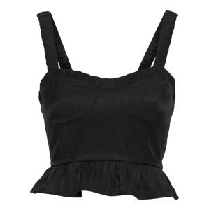 Fashion Union Top 'JEN'  čierna