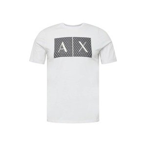 ARMANI EXCHANGE Tričko  čierna / biela