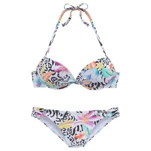 LASCANA Bikiny  tyrkysová / svetložltá / svetlofialová / oranžová / čierna / biela