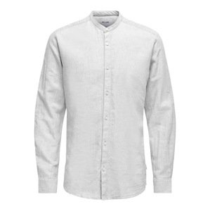 Only & Sons Košeľa 'Caiden'  biela melírovaná