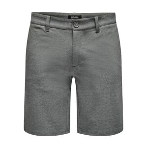 Only & Sons Chino nohavice 'Mark'  sivá melírovaná