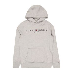 TOMMY HILFIGER Mikina  tmavomodrá / sivá melírovaná / svetločervená / biela