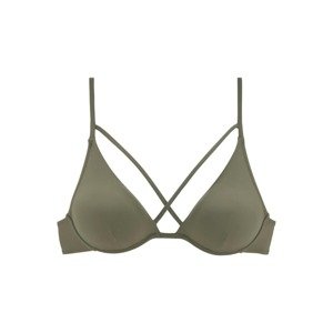 LASCANA Bikinový top  olivová