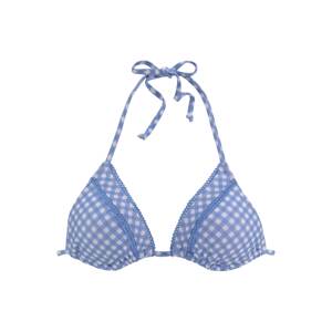 BUFFALO Bikinový top  modrá / biela