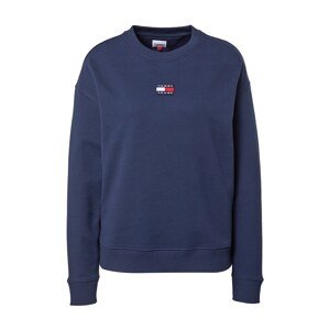 Tommy Jeans Mikina  námornícka modrá / ohnivo červená / biela