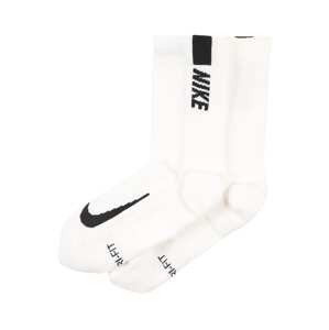 NIKE Športové ponožky 'Multiplier'  čierna / biela