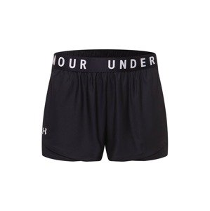 UNDER ARMOUR Športové nohavice 'Play Up'  čierna / biela