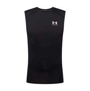 UNDER ARMOUR Funkčné tričko  čierna / biela
