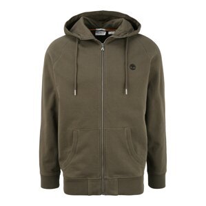 TIMBERLAND Tepláková bunda  tmavozelená
