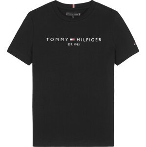 TOMMY HILFIGER Tričko  čierna / biela