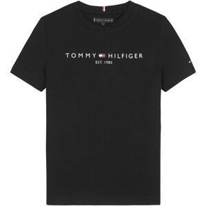 TOMMY HILFIGER Tričko  čierna / biela