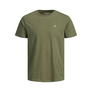 JACK & JONES Tričko  tmavomodrá / svetlosivá / olivová / čierna / biela