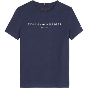 TOMMY HILFIGER Tričko  tmavomodrá / svetločervená / biela