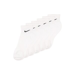 NIKE Športové ponožky  čierna / biela