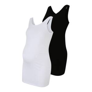 Only Maternity Top  čierna / biela