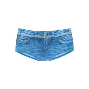 KangaROOS Bikinové nohavičky  modrá denim