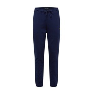 Lyle & Scott Nohavice  námornícka modrá / žltá / čierna