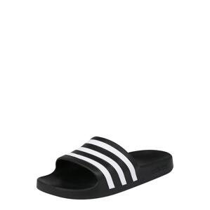 ADIDAS PERFORMANCE Plážové / kúpacie topánky 'Adilette Aqua'  čierna / biela