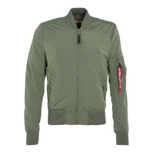 ALPHA INDUSTRIES Prechodná bunda 'MA-1 TT'  tmavozelená