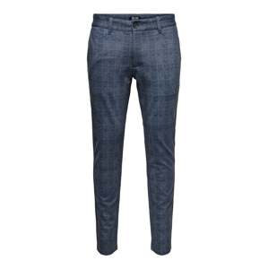 Only & Sons Chino nohavice 'ONSMark'  námornícka modrá / tmavomodrá / biela