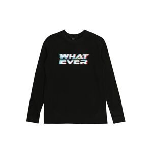 Mister Tee Tričko 'Whatever'  vodová / ohnivo červená / čierna / biela