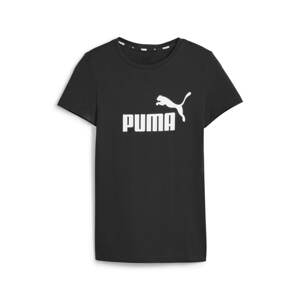 PUMA Tričko 'Essentials'  čierna / biela