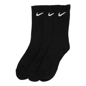 NIKE Športové ponožky  čierna / biela